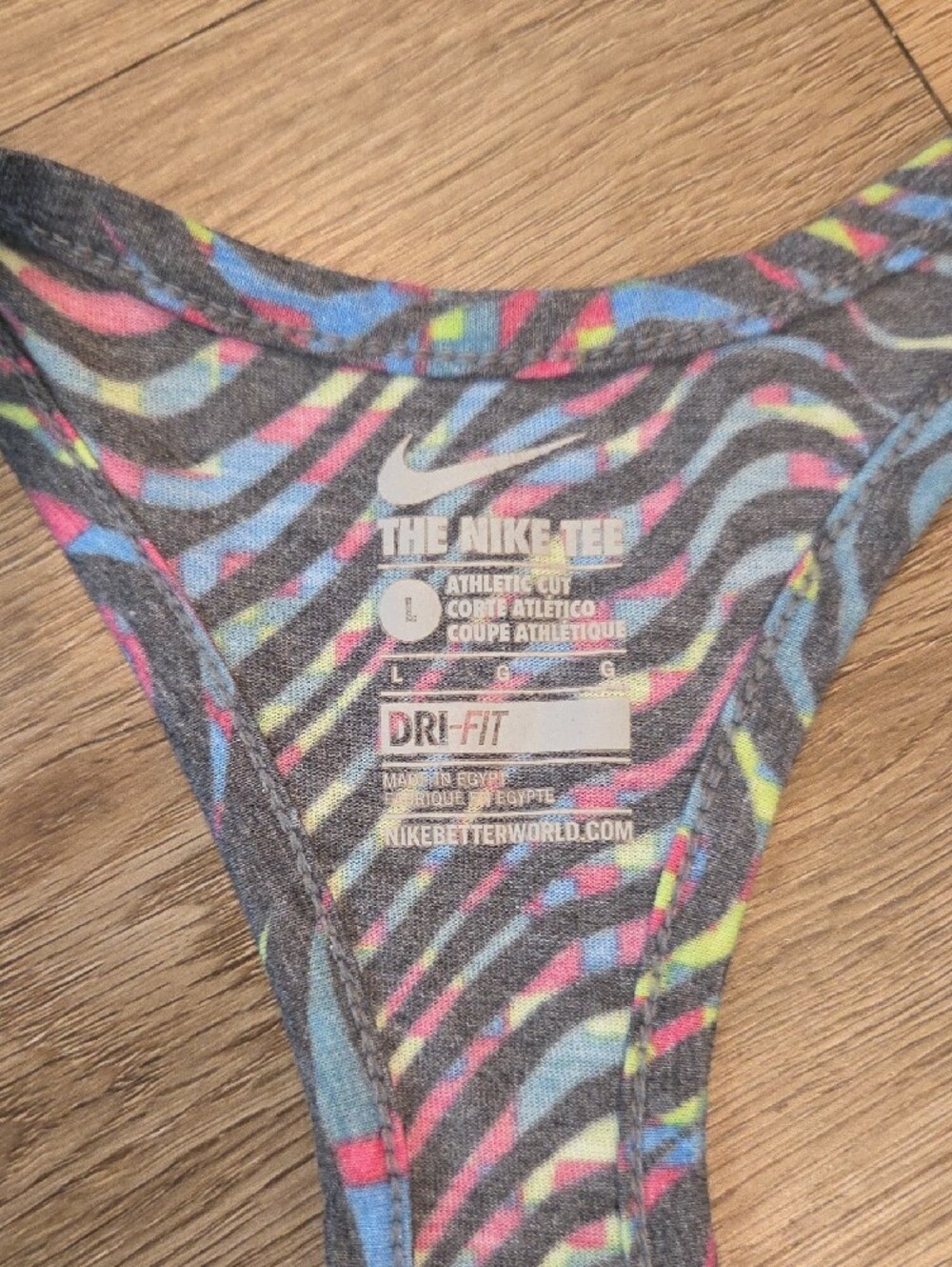 Nike Multicolor Wave Racerback Tank Top - Picture 2 of 3